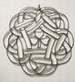 Celtic Shamrock Beveled Window Piece